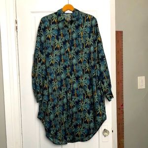 RedSky shirt dress in Palm pattern